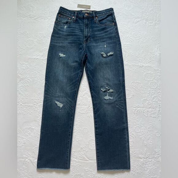 J.Crew Point Sur High-Rise Boyfriend Jean Raw Hem - Picture 12 of 14